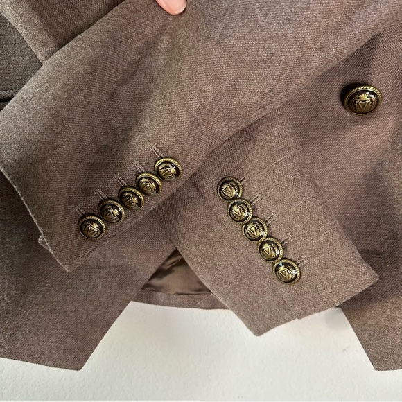 NWT VERONICA BEARD Rickie Crop Dickey Jacket in Lichen Melange SZ US 4 - Picture 8 of 9